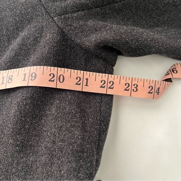 Braetan Women’s 100% Pure Wool Hooded Full Zip Coat with Pockets XL Charcoal/Blk - Picture 12 of 12